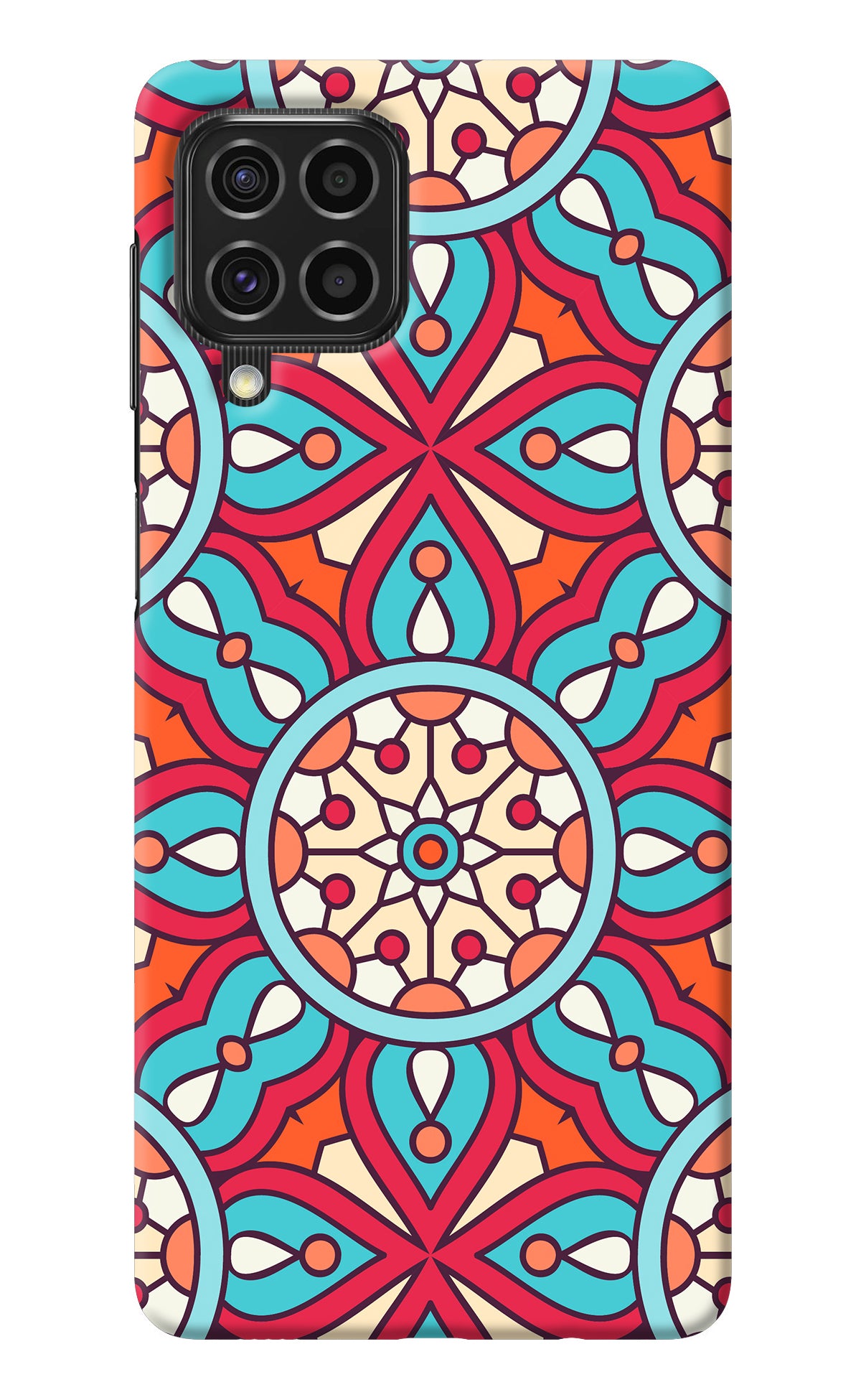 Mandala Geometric Samsung F62 Back Cover