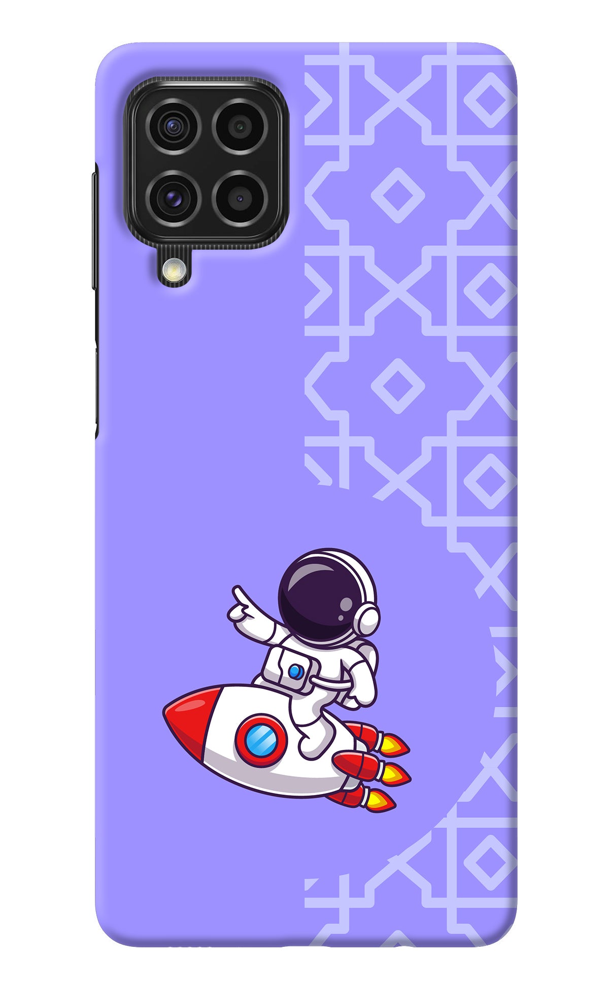 Cute Astronaut Samsung F62 Back Cover