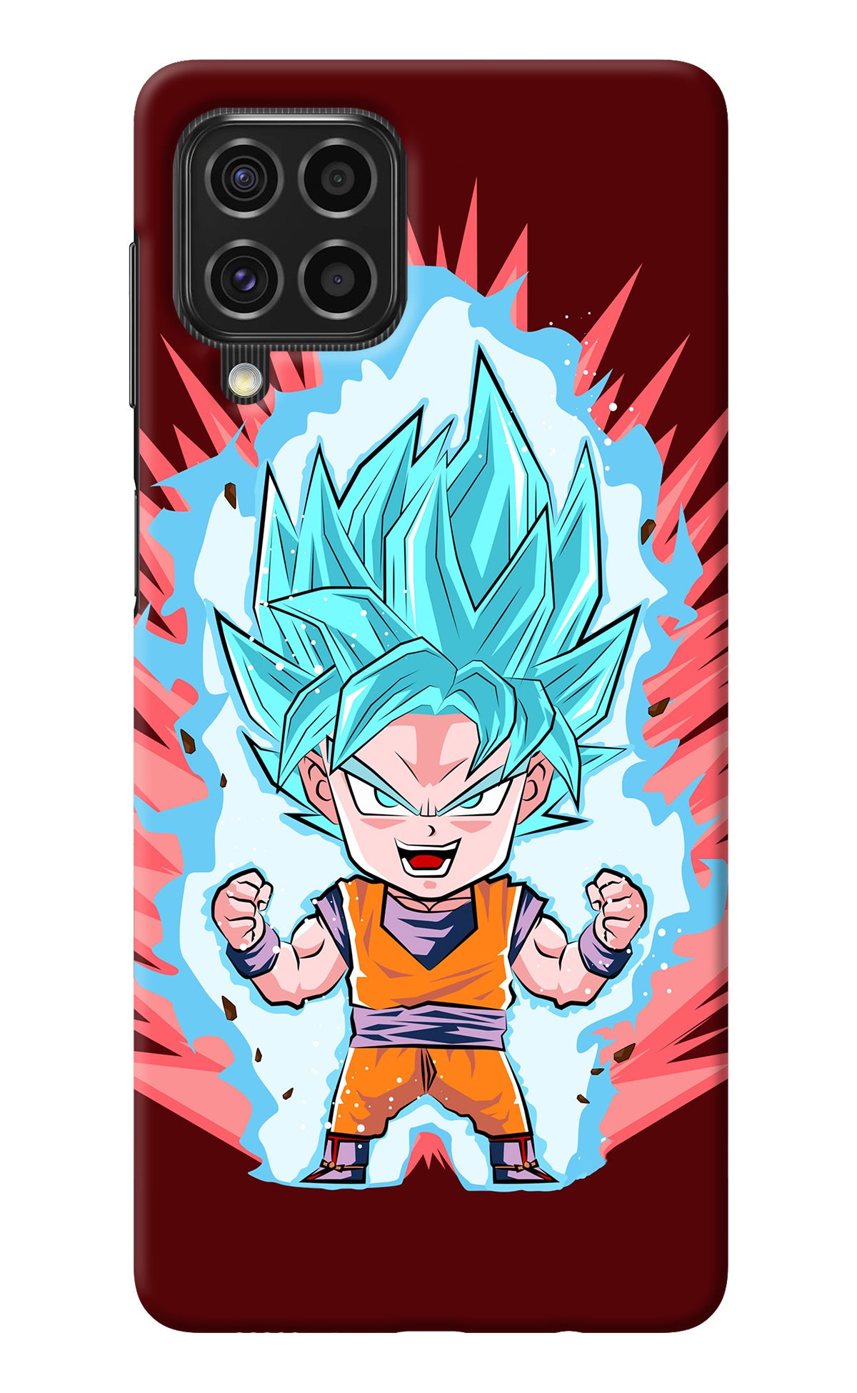 Goku Little Samsung F62 Back Cover