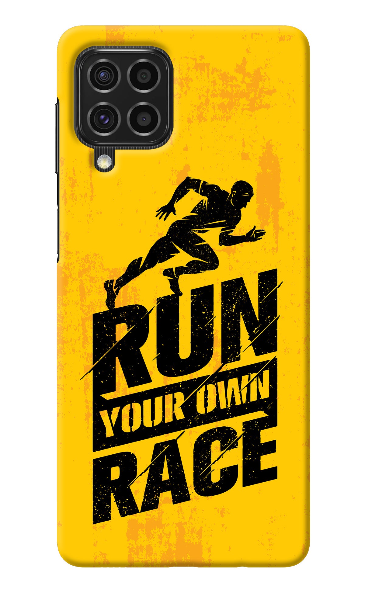 Run Your Own Race Samsung F62 Back Cover