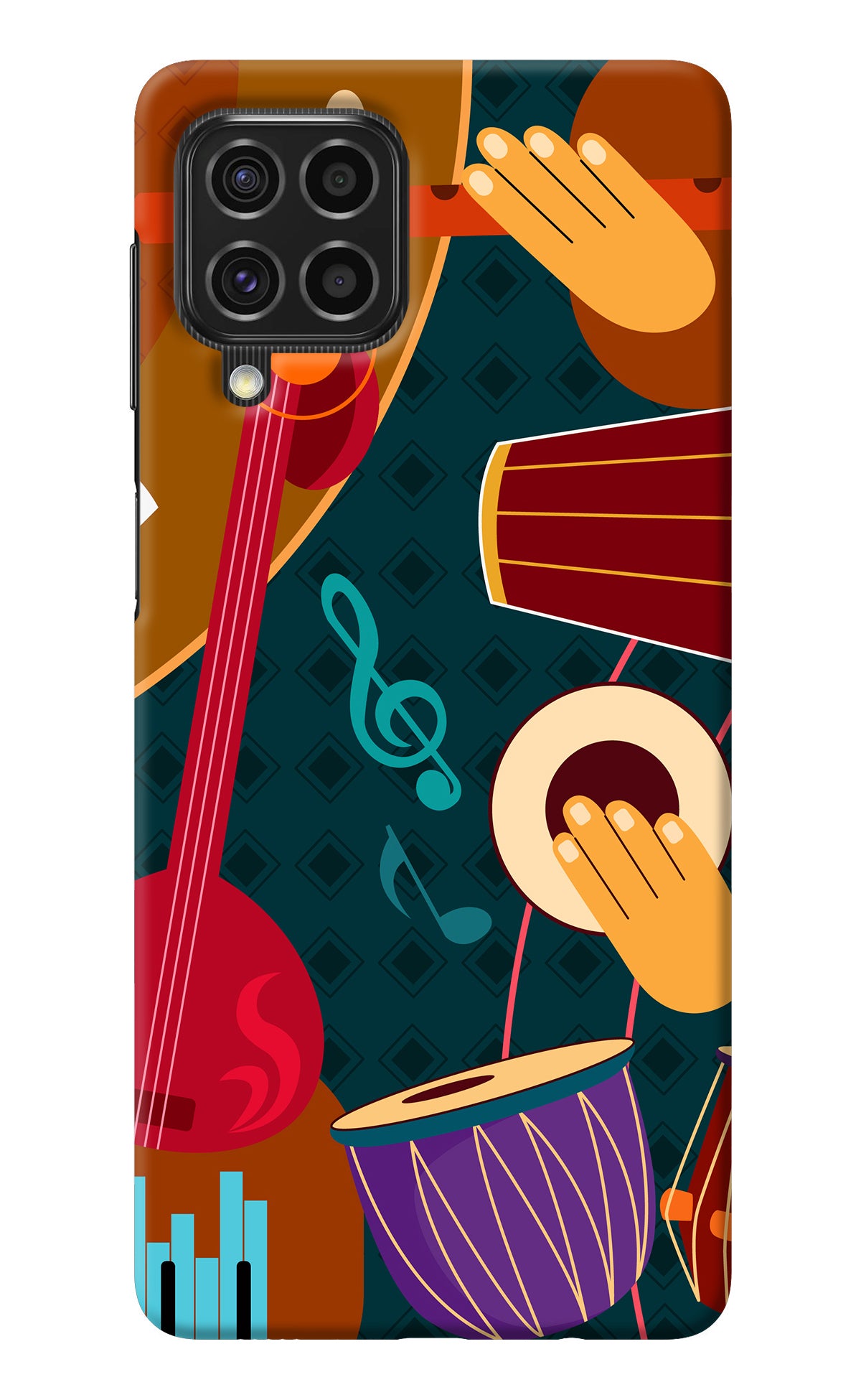 Music Instrument Samsung F62 Back Cover