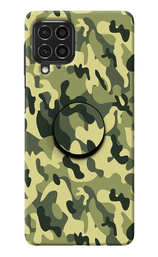 Camouflage Samsung F62 Pop Case