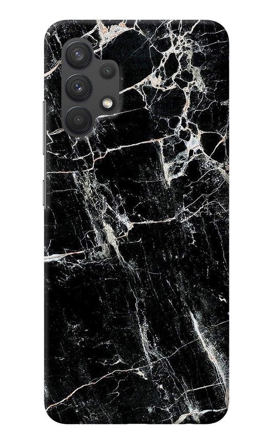 Black Marble Texture Samsung A32 4G Back Cover