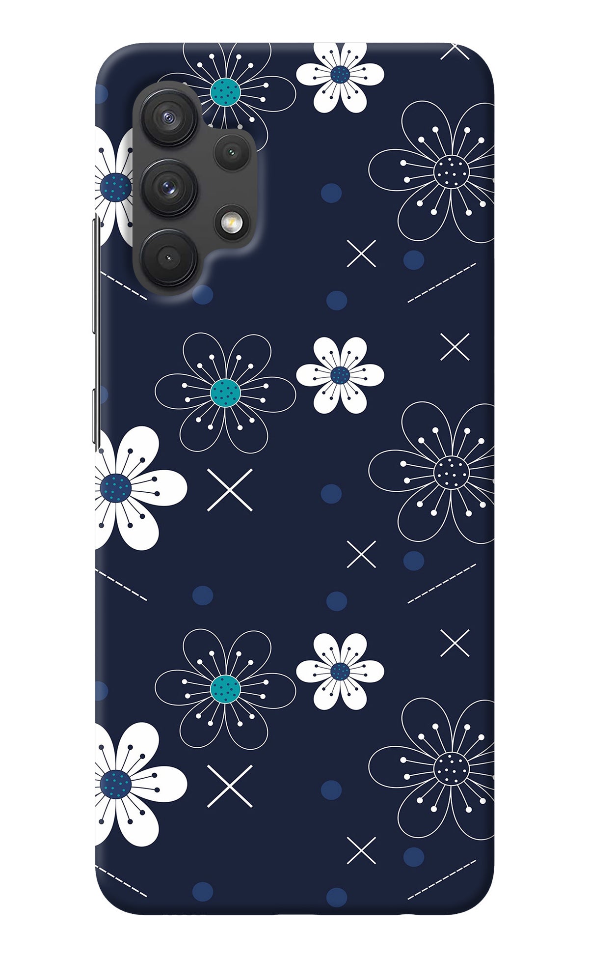 Flowers Samsung A32 4G Back Cover