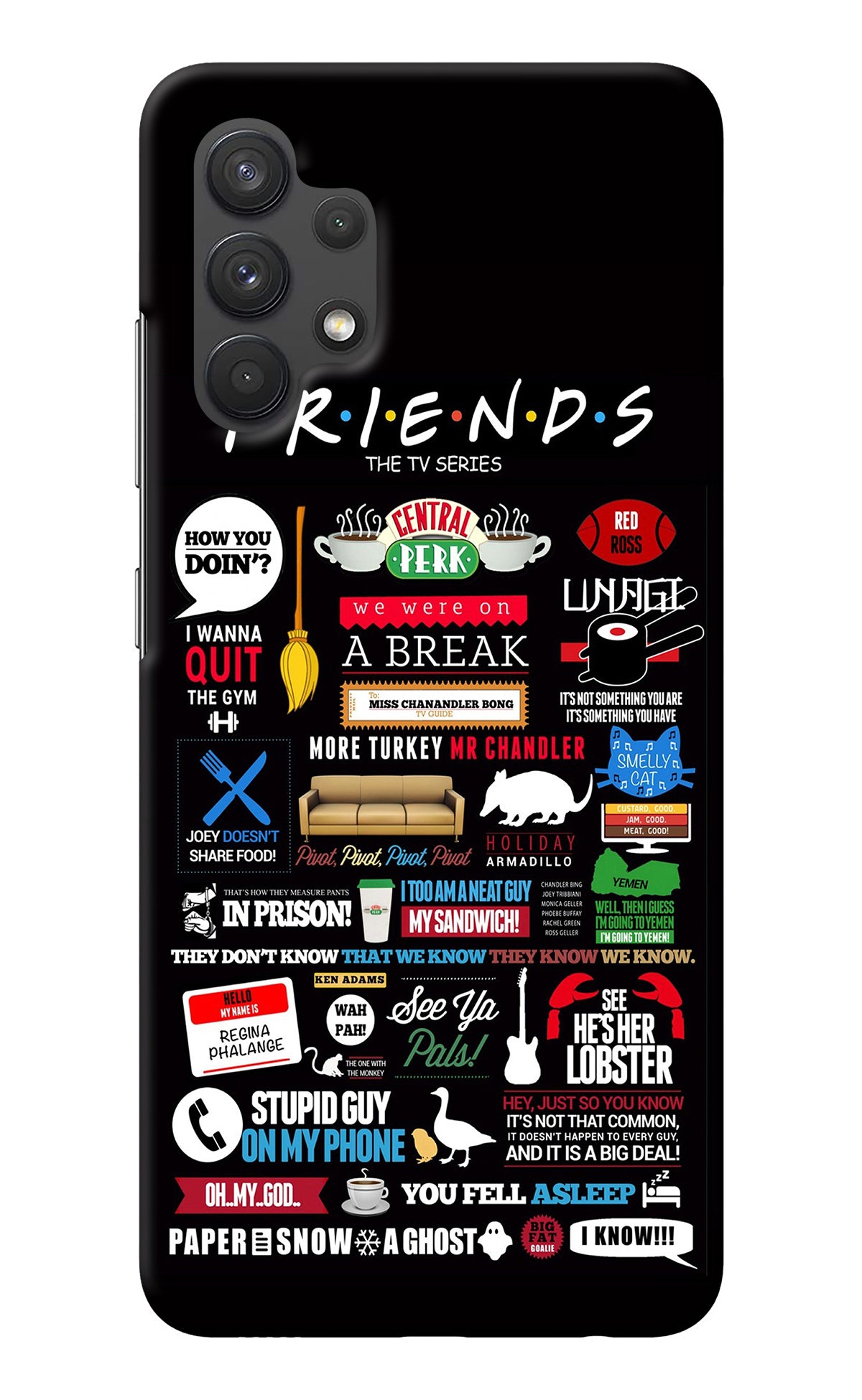 FRIENDS Samsung A32 4G Back Cover