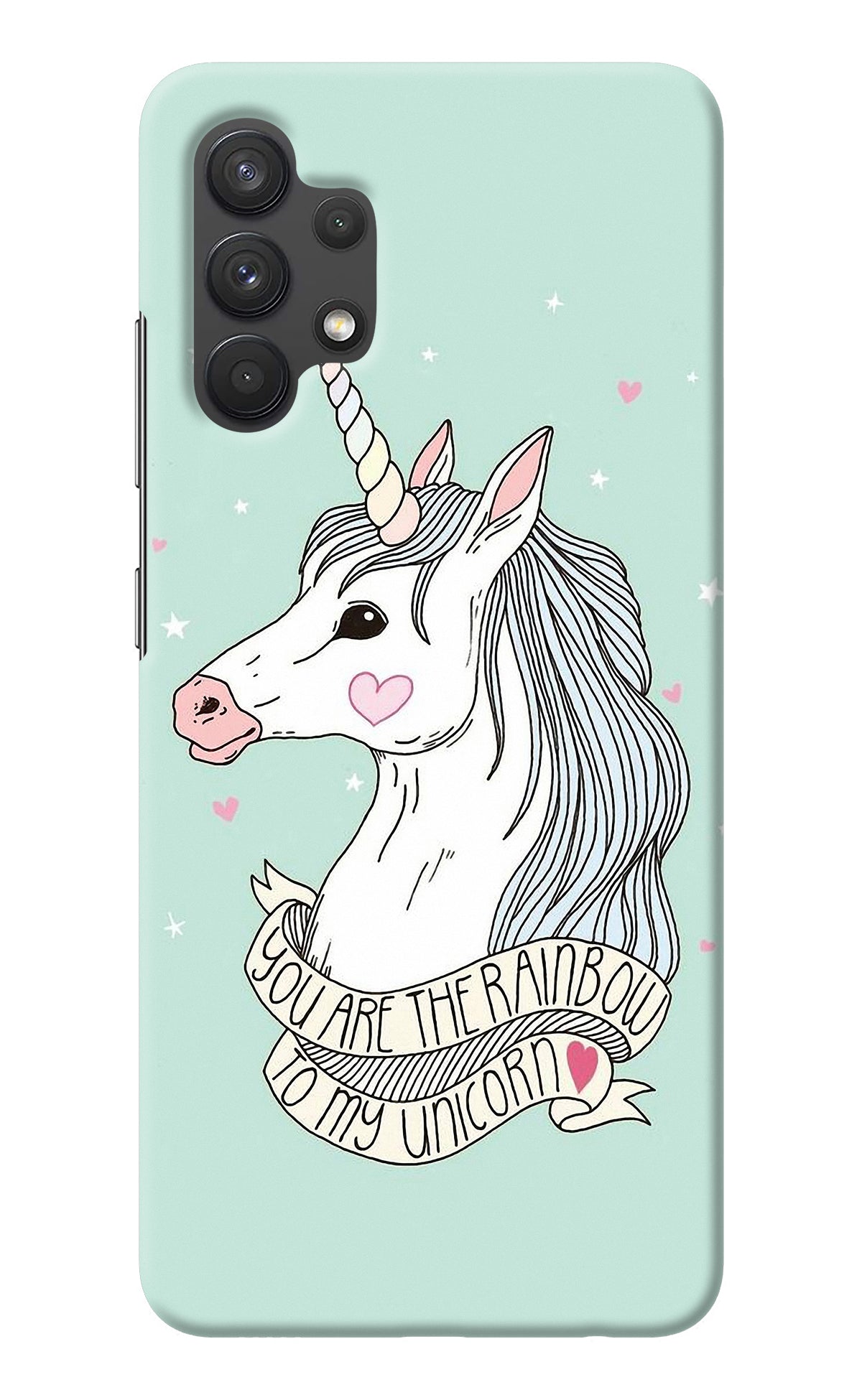 Unicorn Wallpaper Samsung A32 4G Back Cover