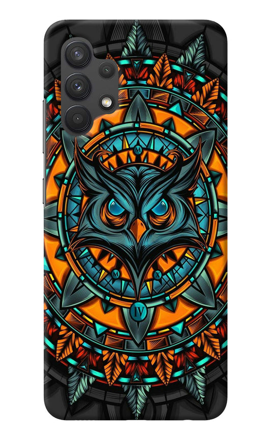 Angry Owl Art Samsung A32 4G Back Cover
