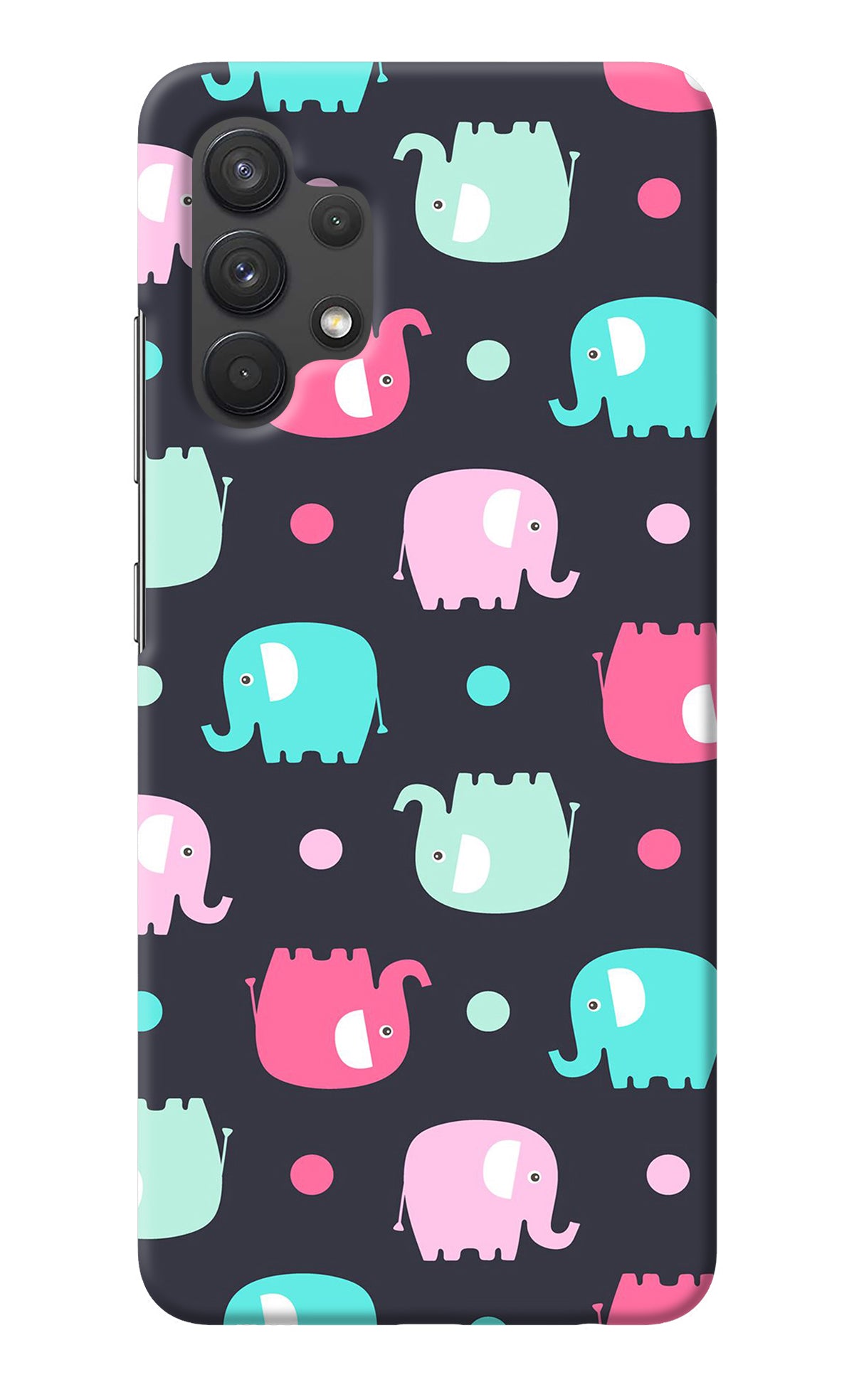 Elephants Samsung A32 4G Back Cover