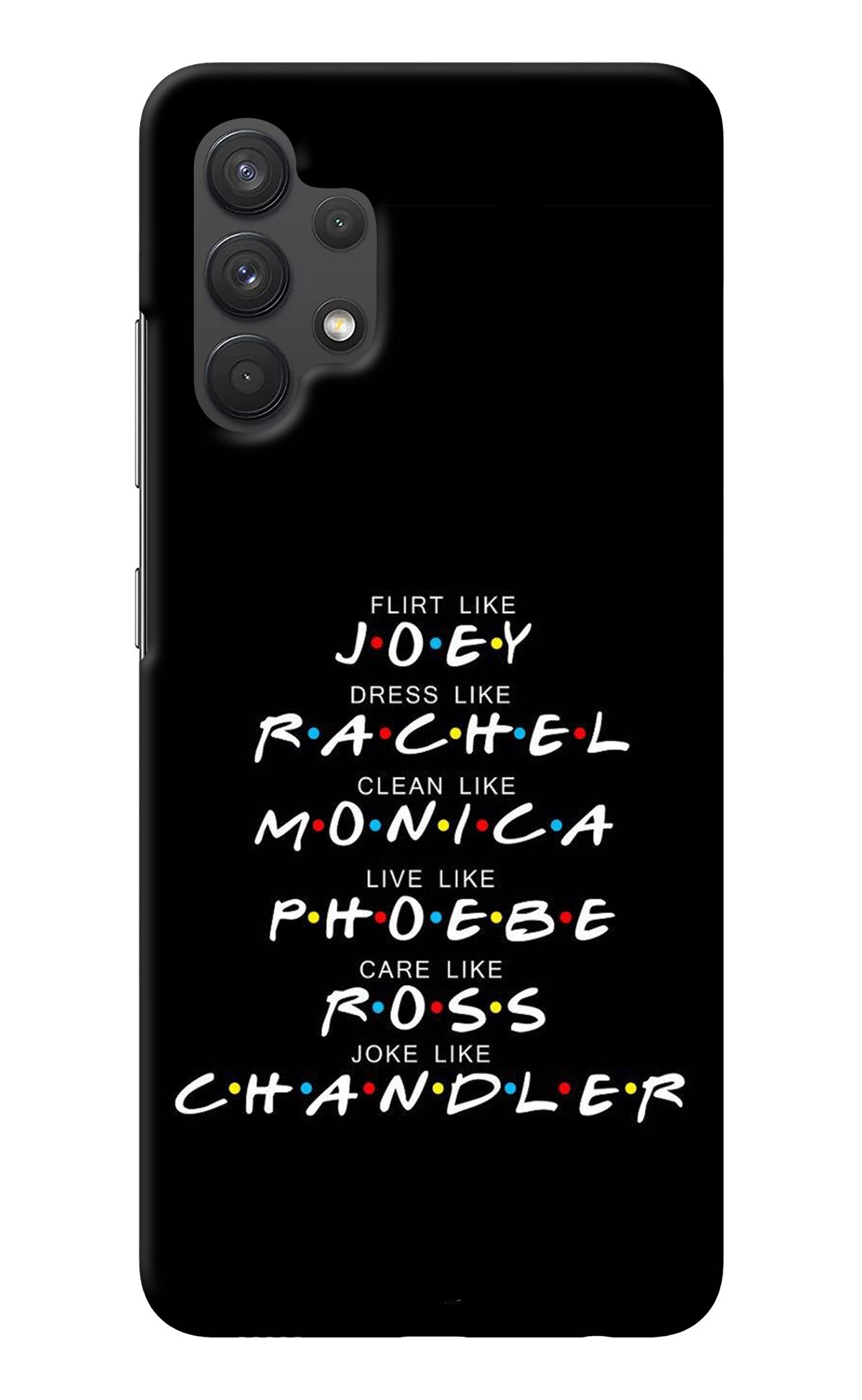 FRIENDS Character Samsung A32 4G Back Cover