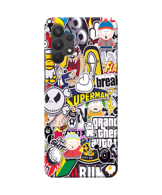 Sticker Bomb Samsung A32 4G Back Cover