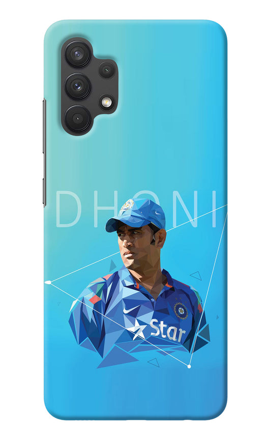 Dhoni Artwork Samsung A32 4G Back Cover