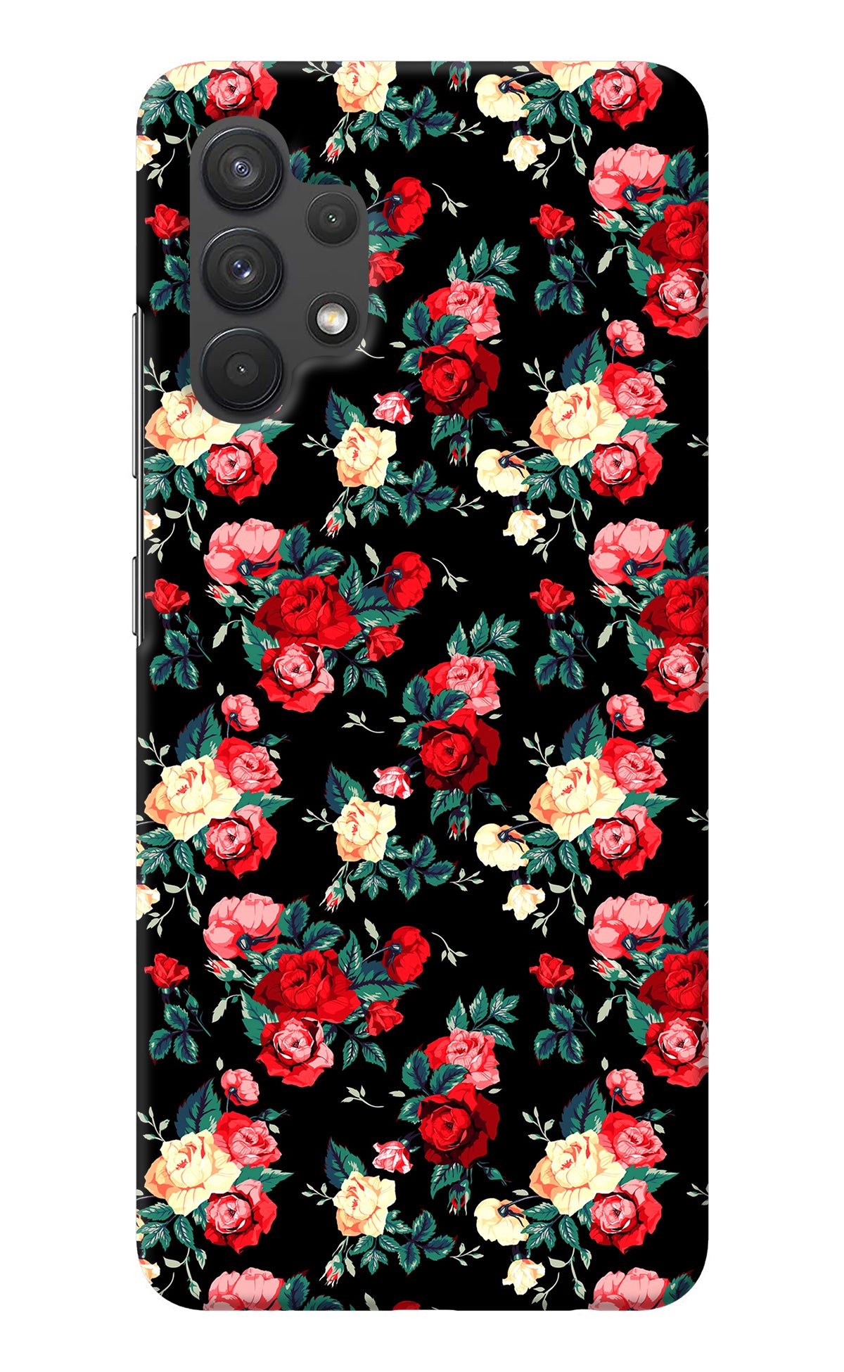 Rose Pattern Samsung A32 4G Back Cover