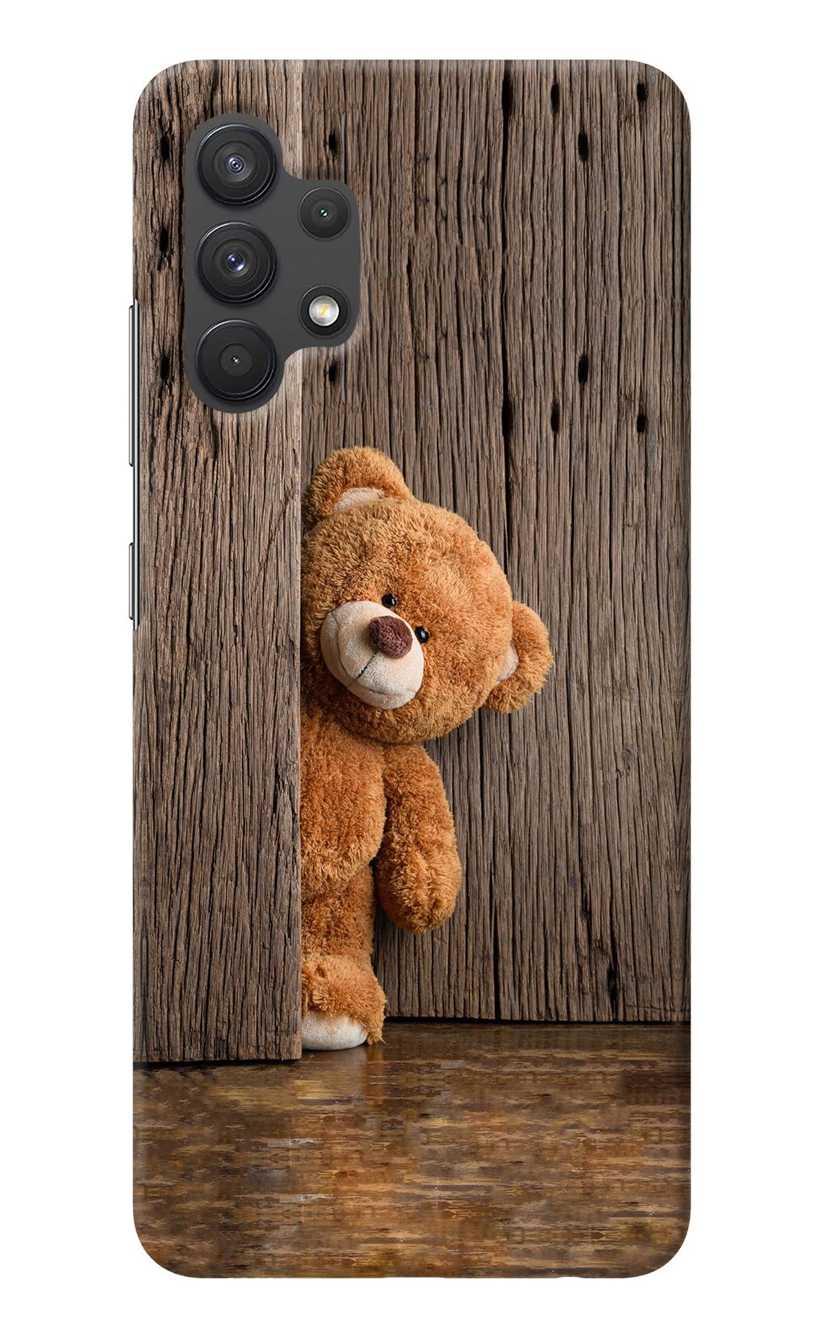 Teddy Wooden Samsung A32 4G Back Cover