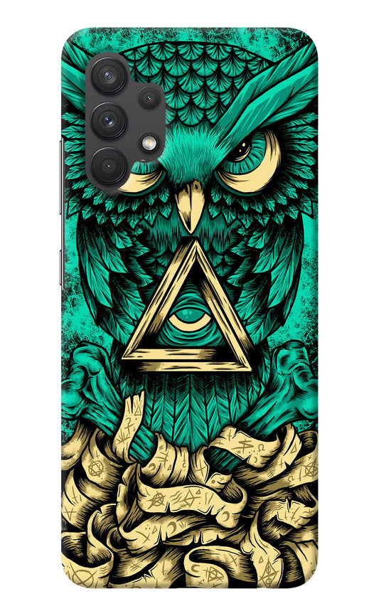 Green Owl Samsung A32 4G Back Cover