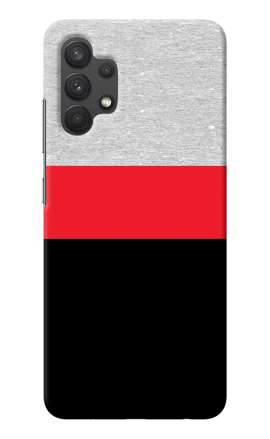 Tri Color Pattern Samsung A32 4G Back Cover