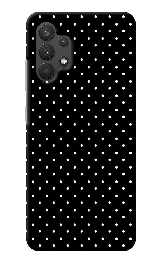 White Dots Samsung A32 4G Back Cover