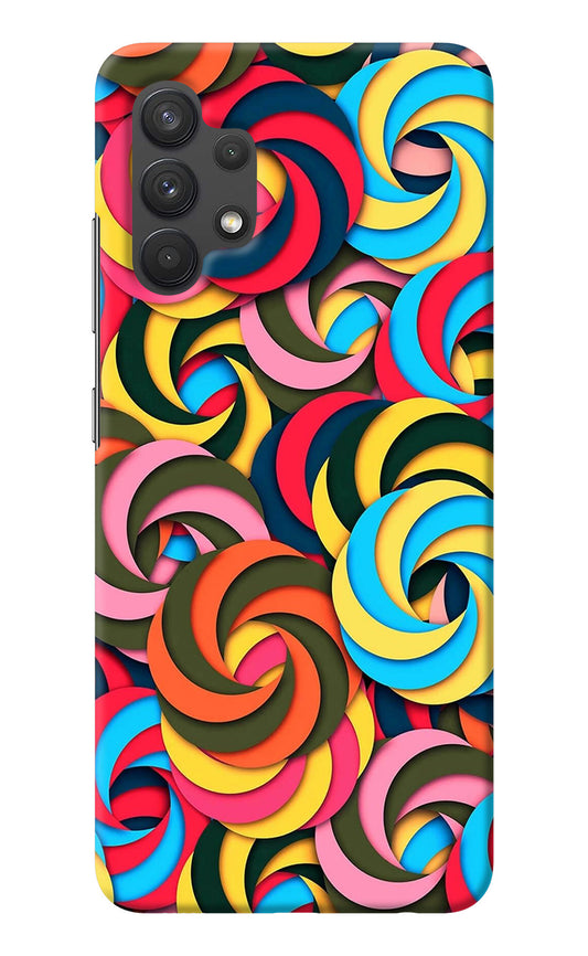 Spiral Pattern Samsung A32 4G Back Cover