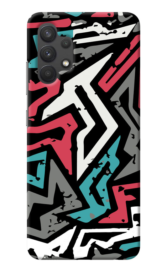 Geometric Graffiti Samsung A32 4G Back Cover