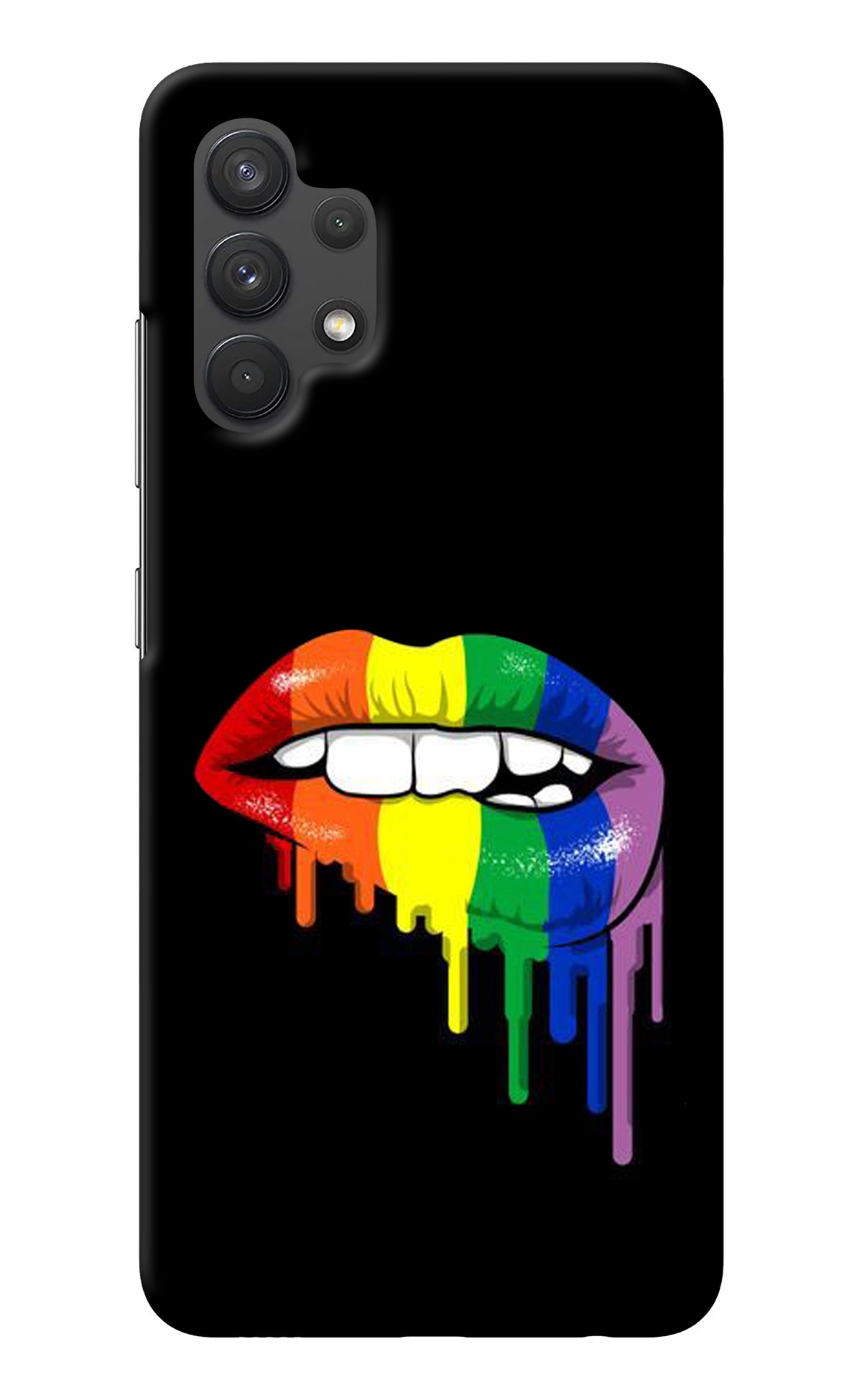 Lips Biting Samsung A32 4G Back Cover