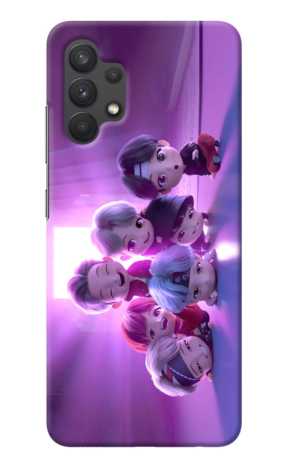 BTS Chibi Samsung A32 4G Back Cover