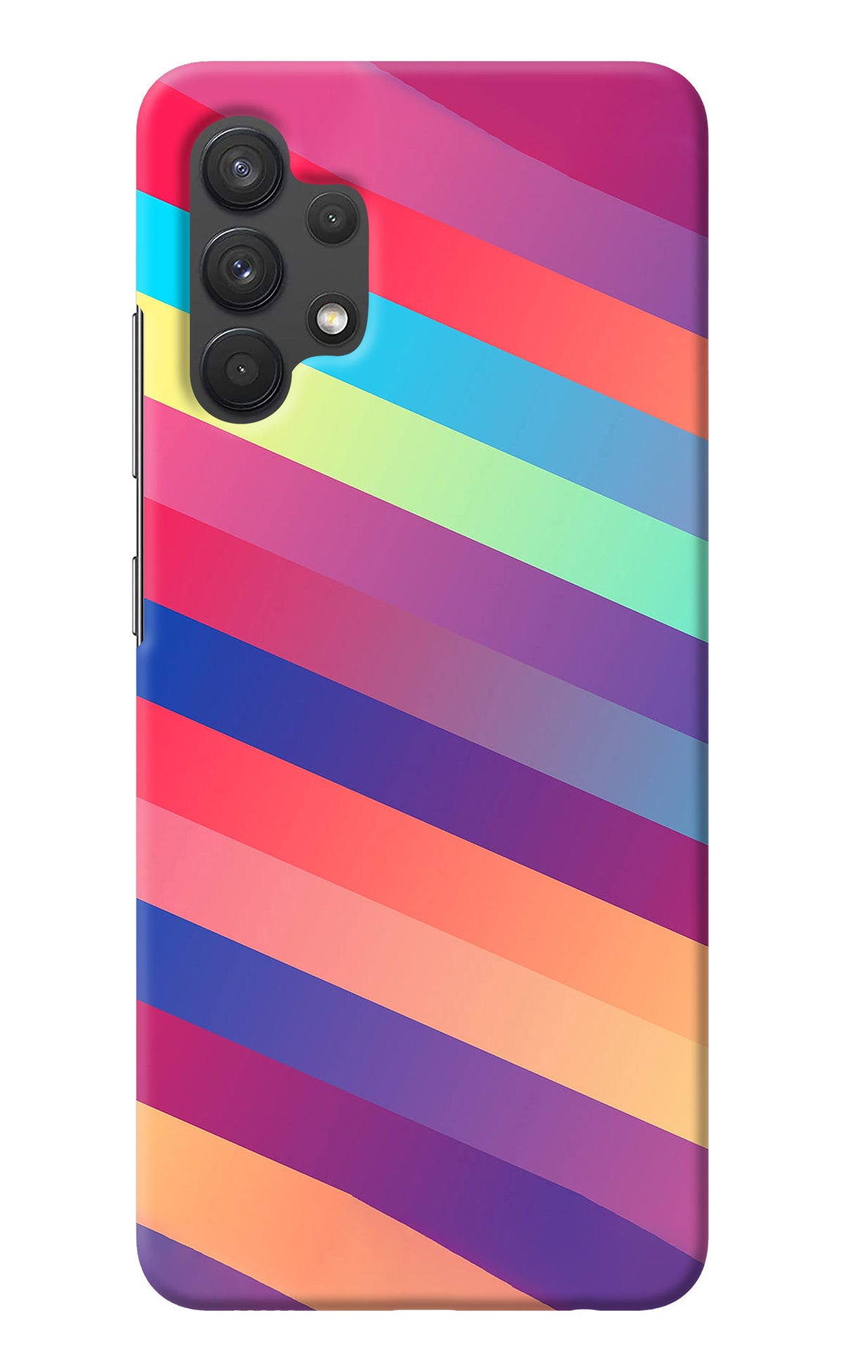 Stripes color Samsung A32 4G Back Cover