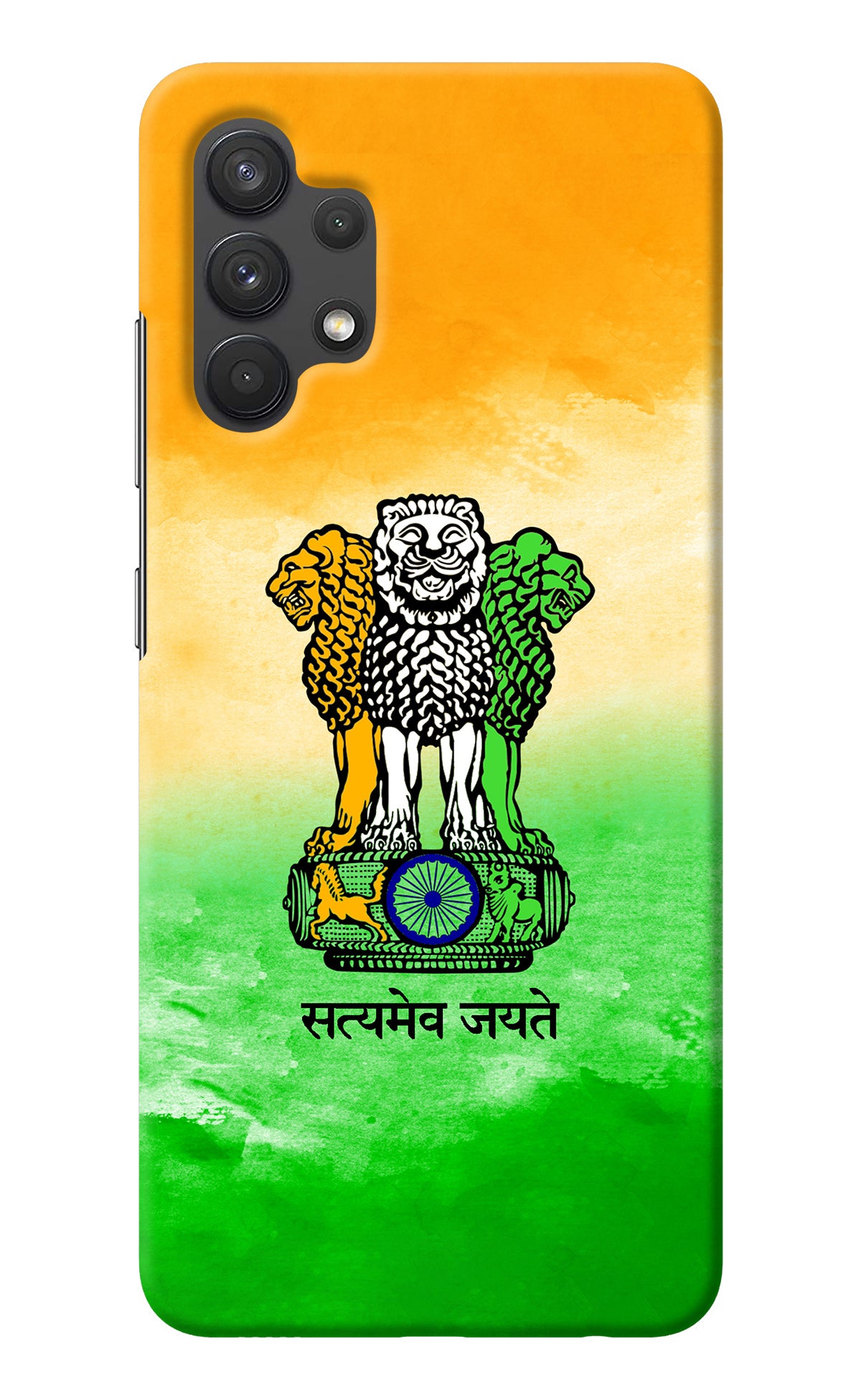 Satyamev Jayate Flag Samsung A32 4G Back Cover