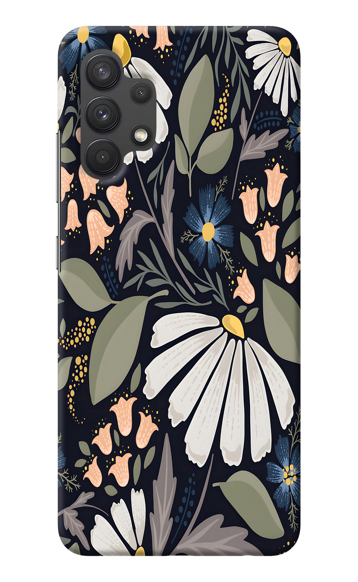 Flowers Art Samsung A32 4G Back Cover