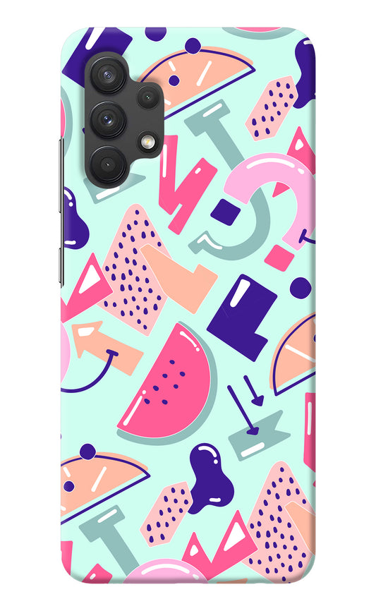 Doodle Pattern Samsung A32 4G Back Cover