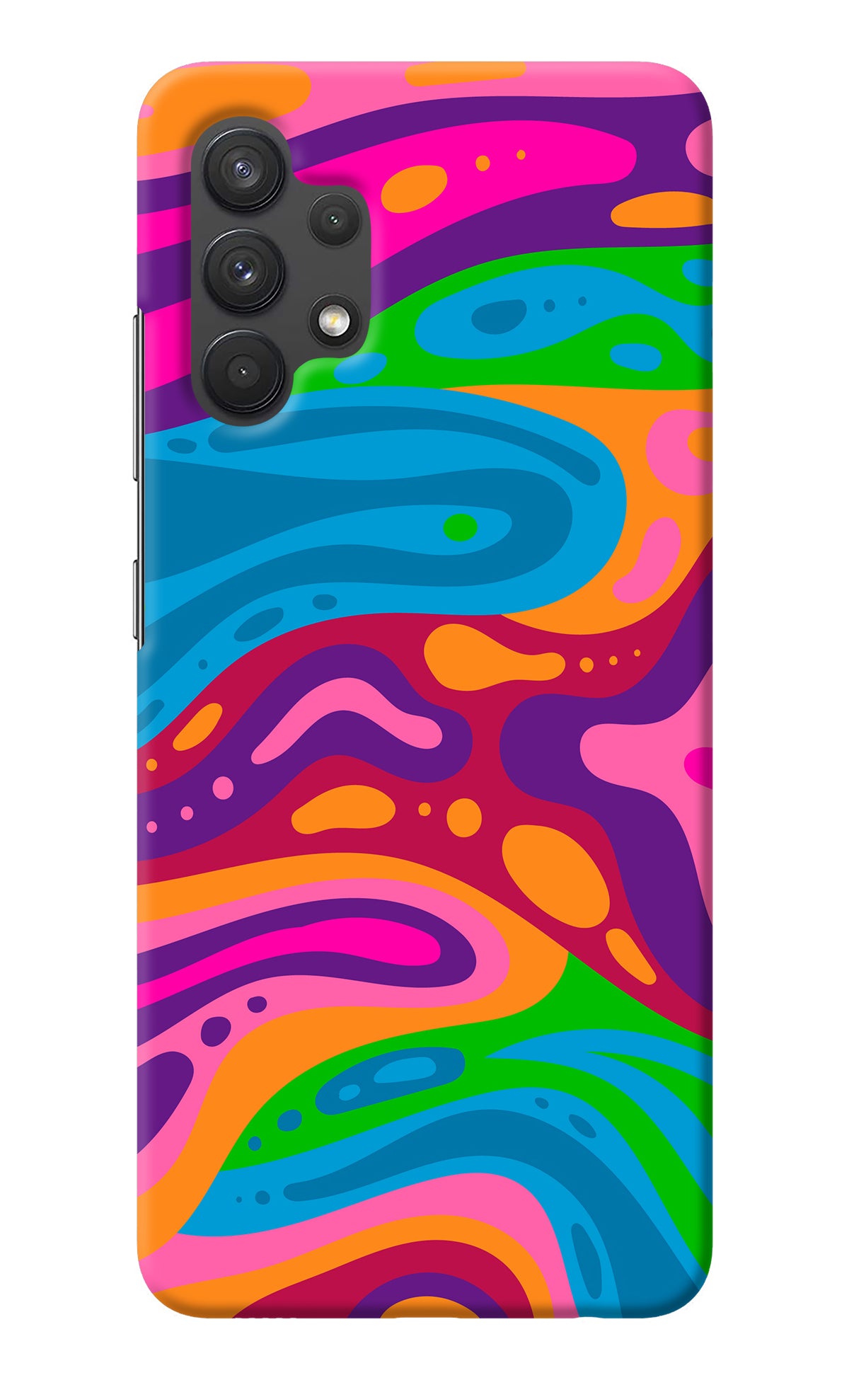 Trippy Pattern Samsung A32 4G Back Cover