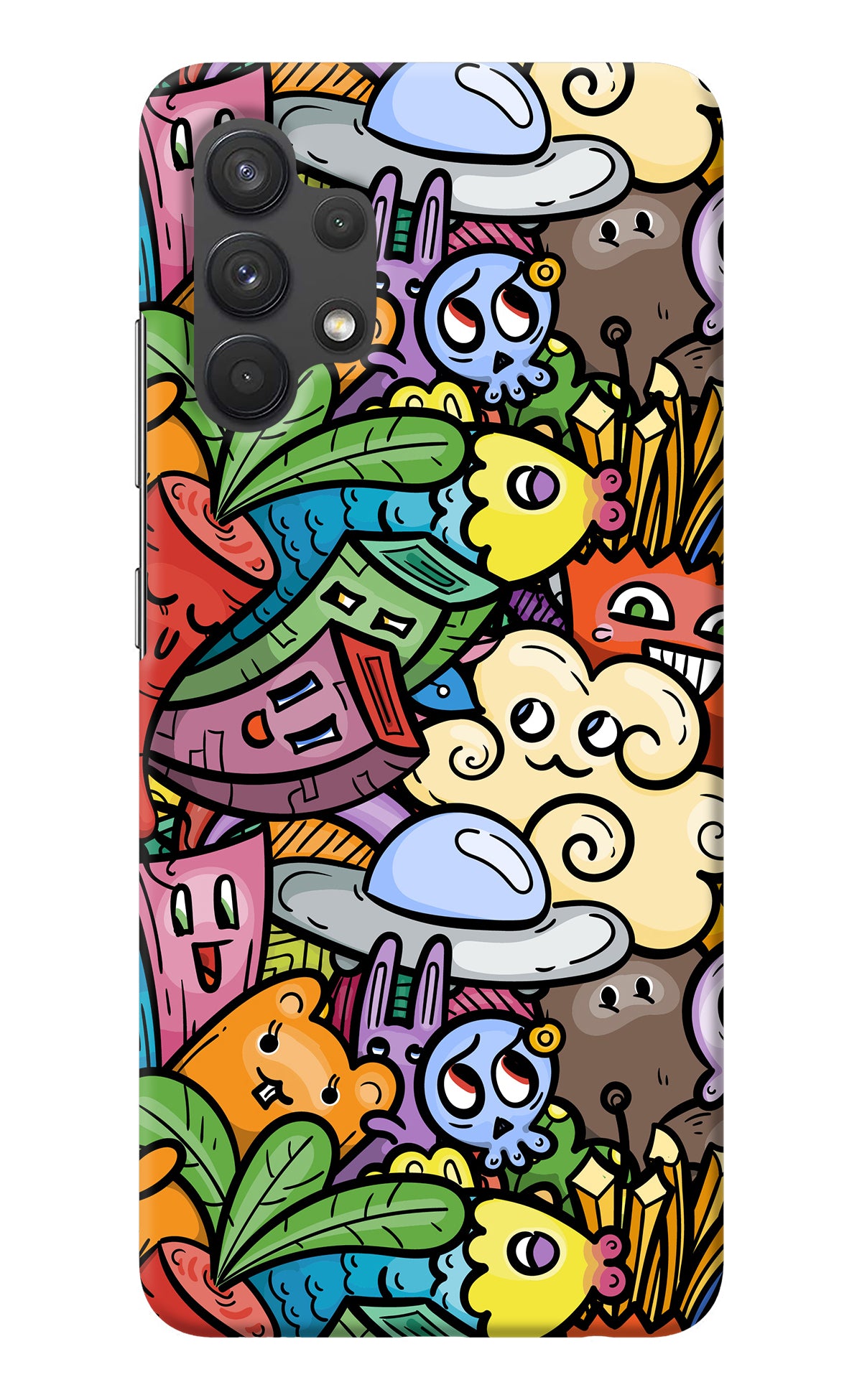 Veggie Doodle Samsung A32 4G Back Cover