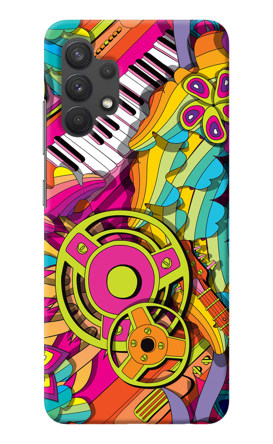 Music Doodle Samsung A32 4G Back Cover