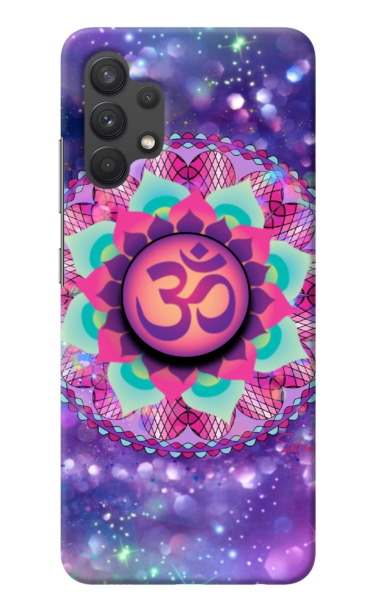 Om Purple Samsung A32 4G Pop Case