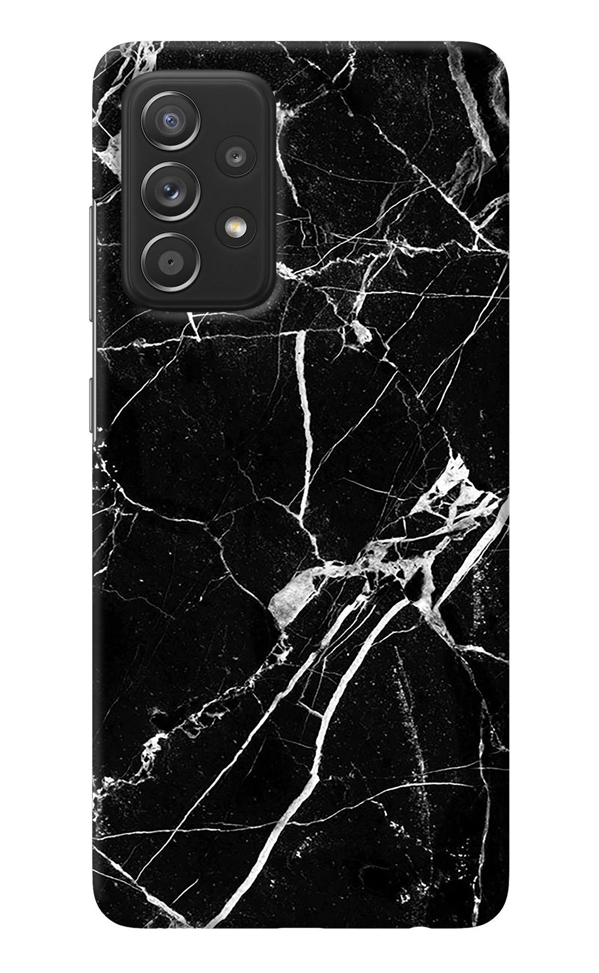 Black Marble Pattern Samsung A52/A52s 5G Back Cover