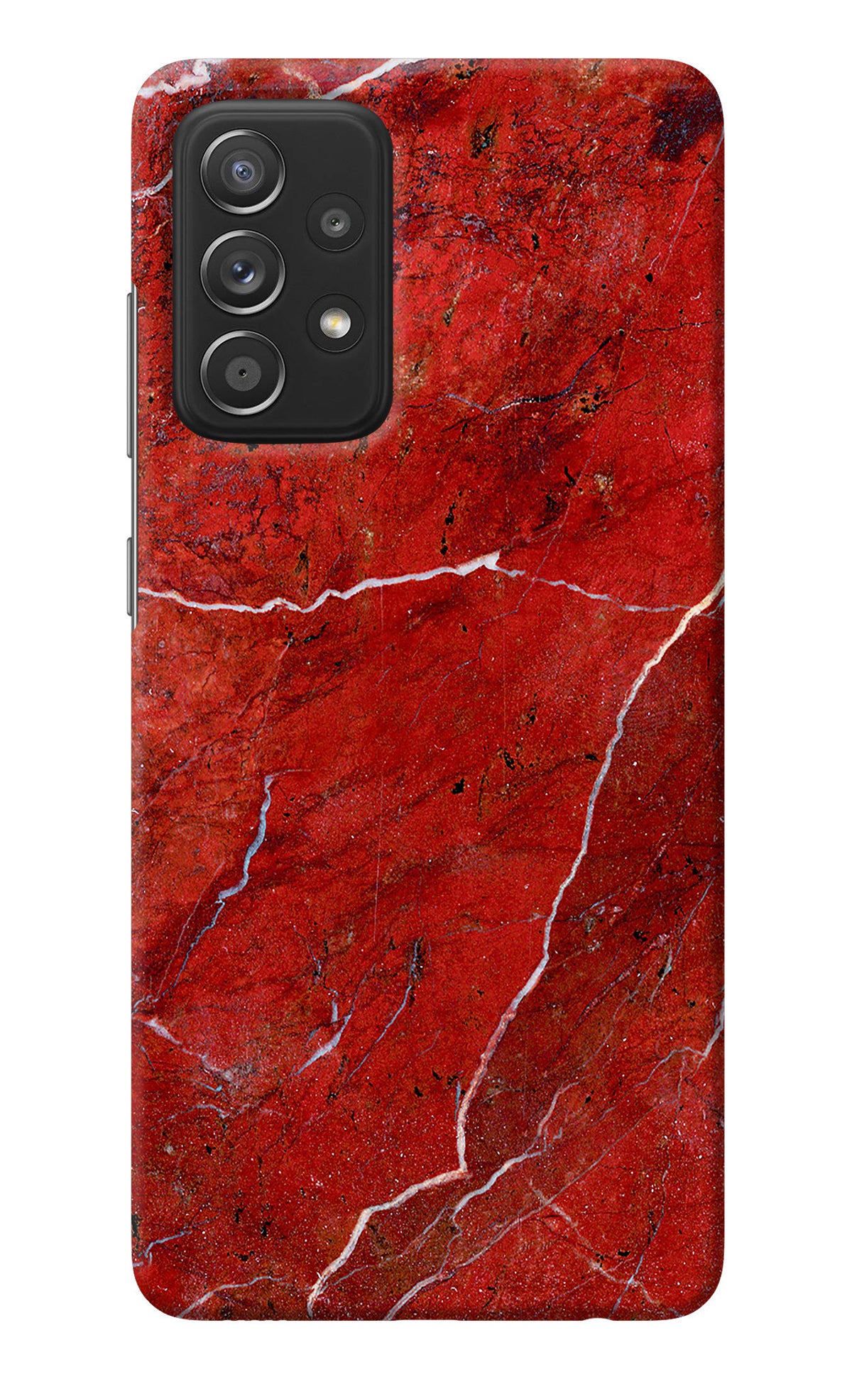 Red Marble Design Samsung A52/A52s 5G Back Cover