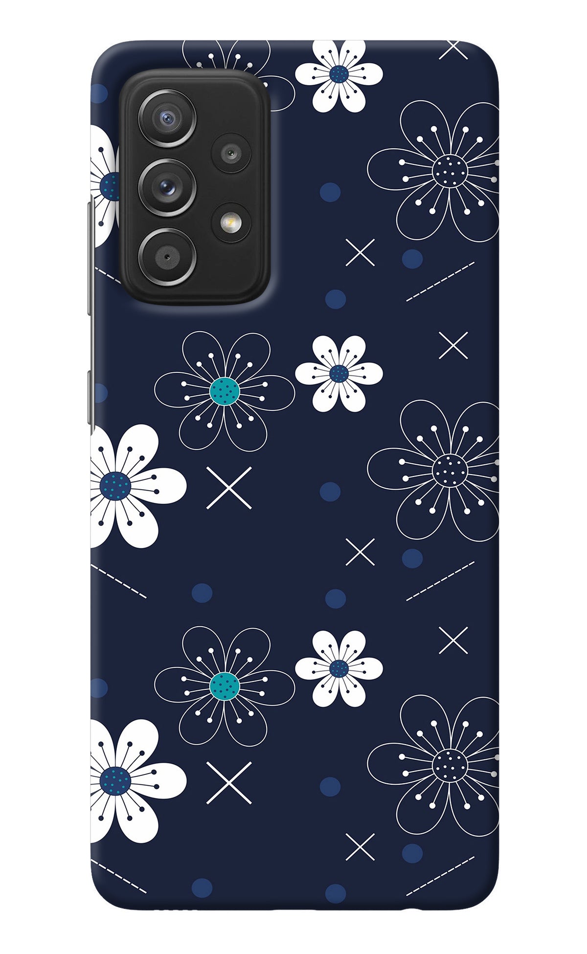 Flowers Samsung A52/A52s 5G Back Cover