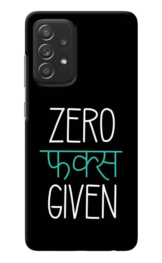 Zero Fucks Given Samsung A52/A52s 5G Back Cover