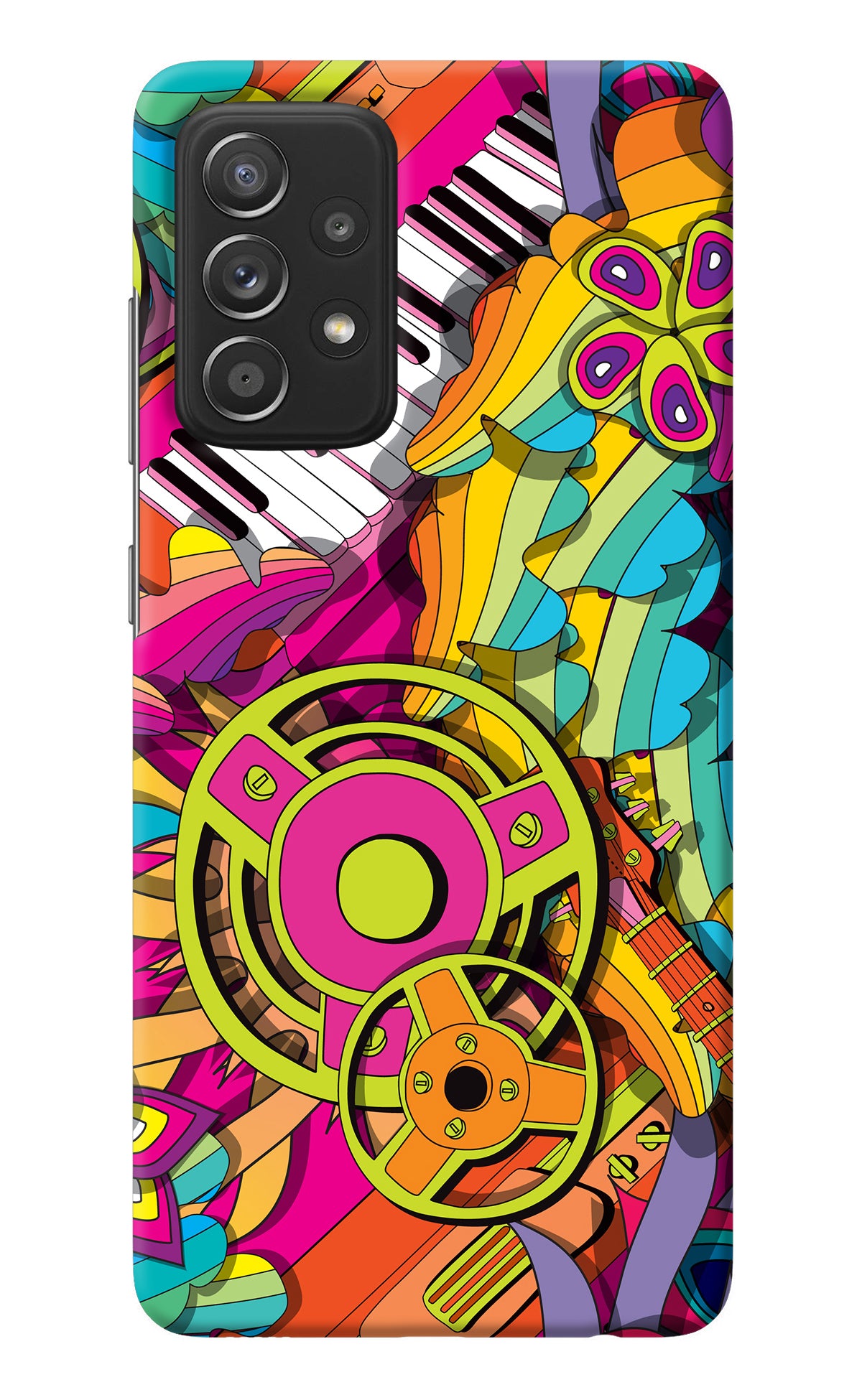 Music Doodle Samsung A52/A52s 5G Back Cover