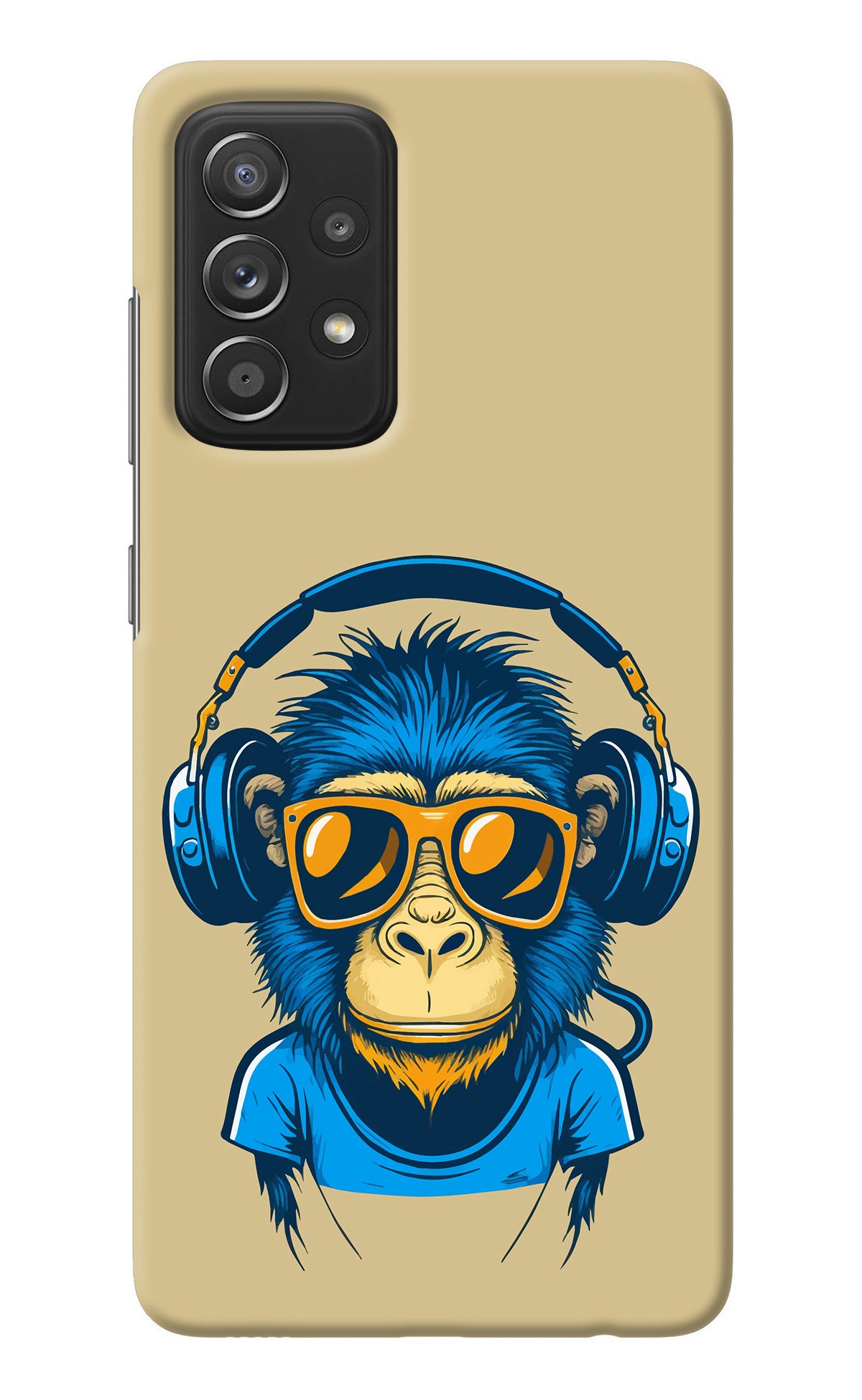 Monkey Headphone Samsung A52/A52s 5G Back Cover