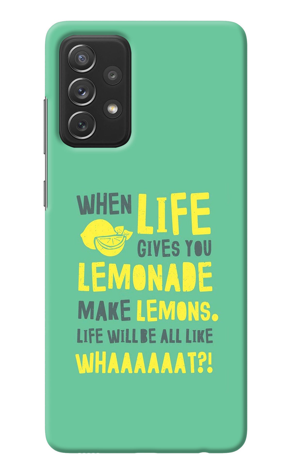 Quote Samsung A72 Back Cover