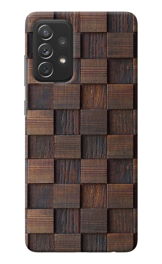 Wooden Cube Design Samsung A72 Back Cover