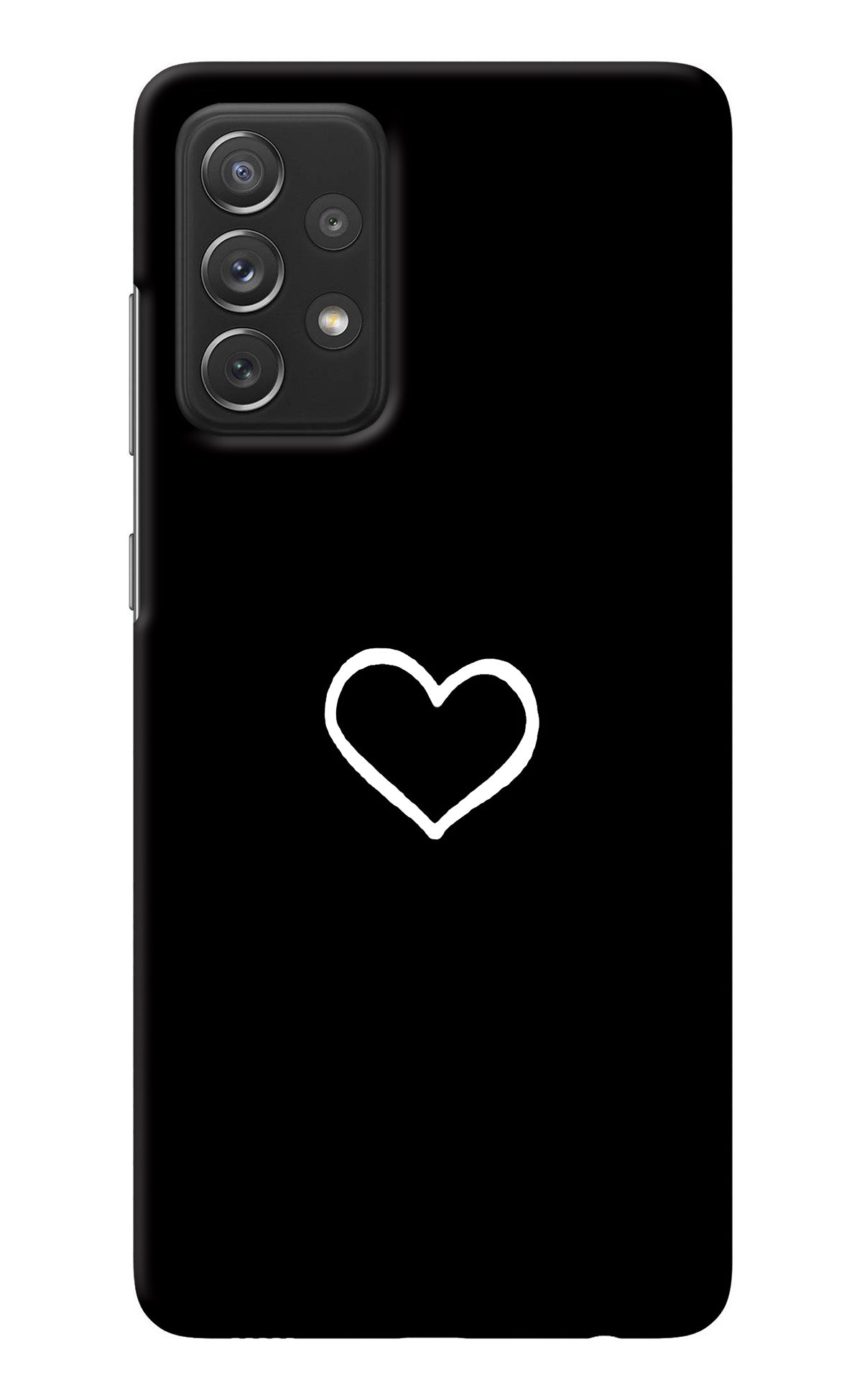 Heart Samsung A72 Back Cover