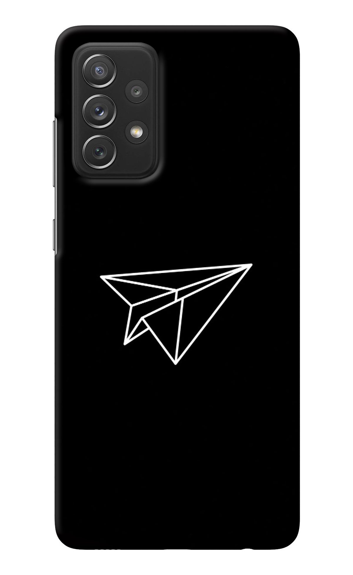 Paper Plane White Samsung A72 Back Cover