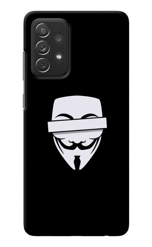Anonymous Face Samsung A72 Back Cover