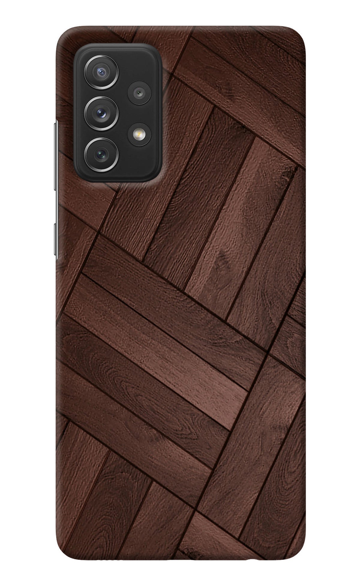Wooden Texture Design Samsung A72 Back Cover