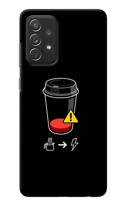 Coffee Samsung A72 Back Cover