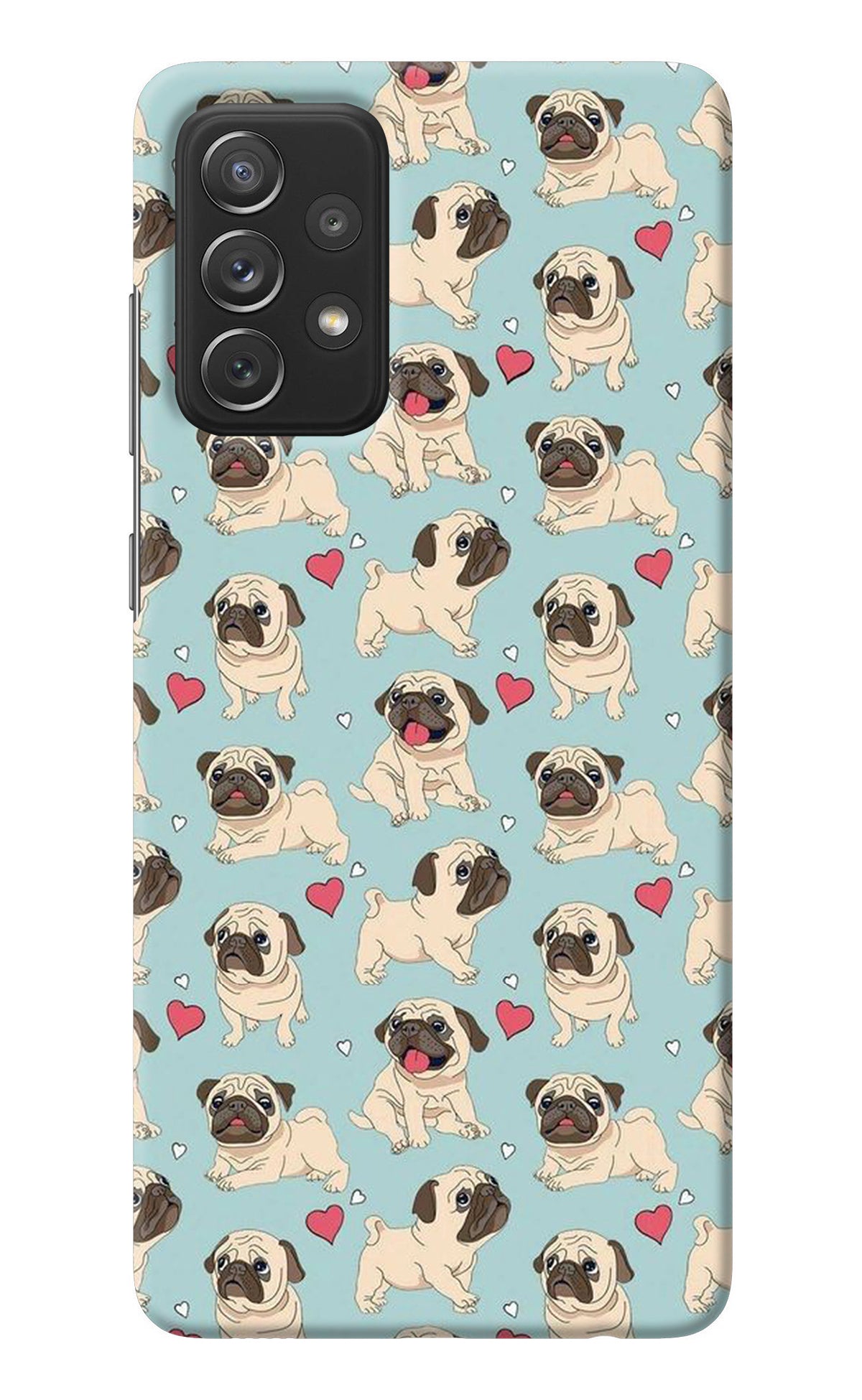 Pug Dog Samsung A72 Back Cover