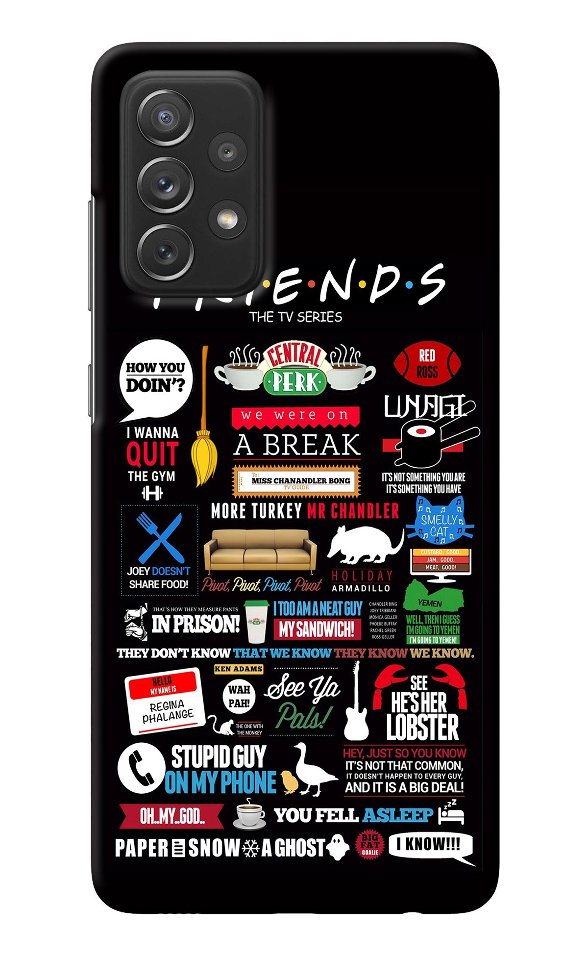 FRIENDS Samsung A72 Back Cover