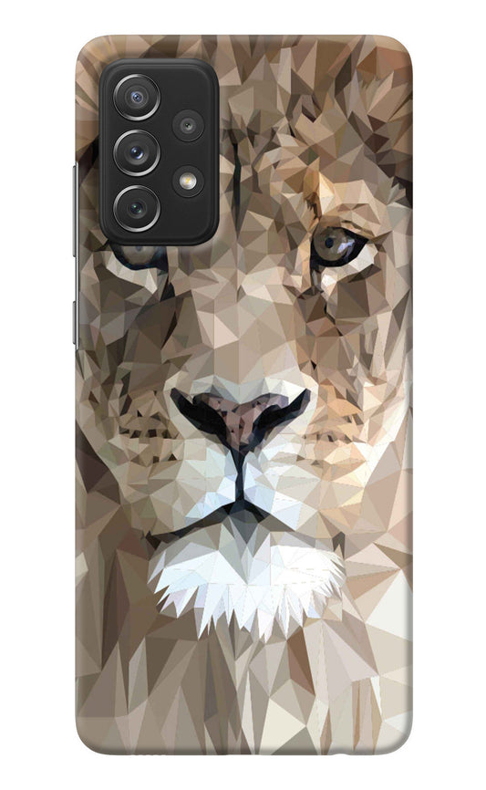 Lion Art Samsung A72 Back Cover