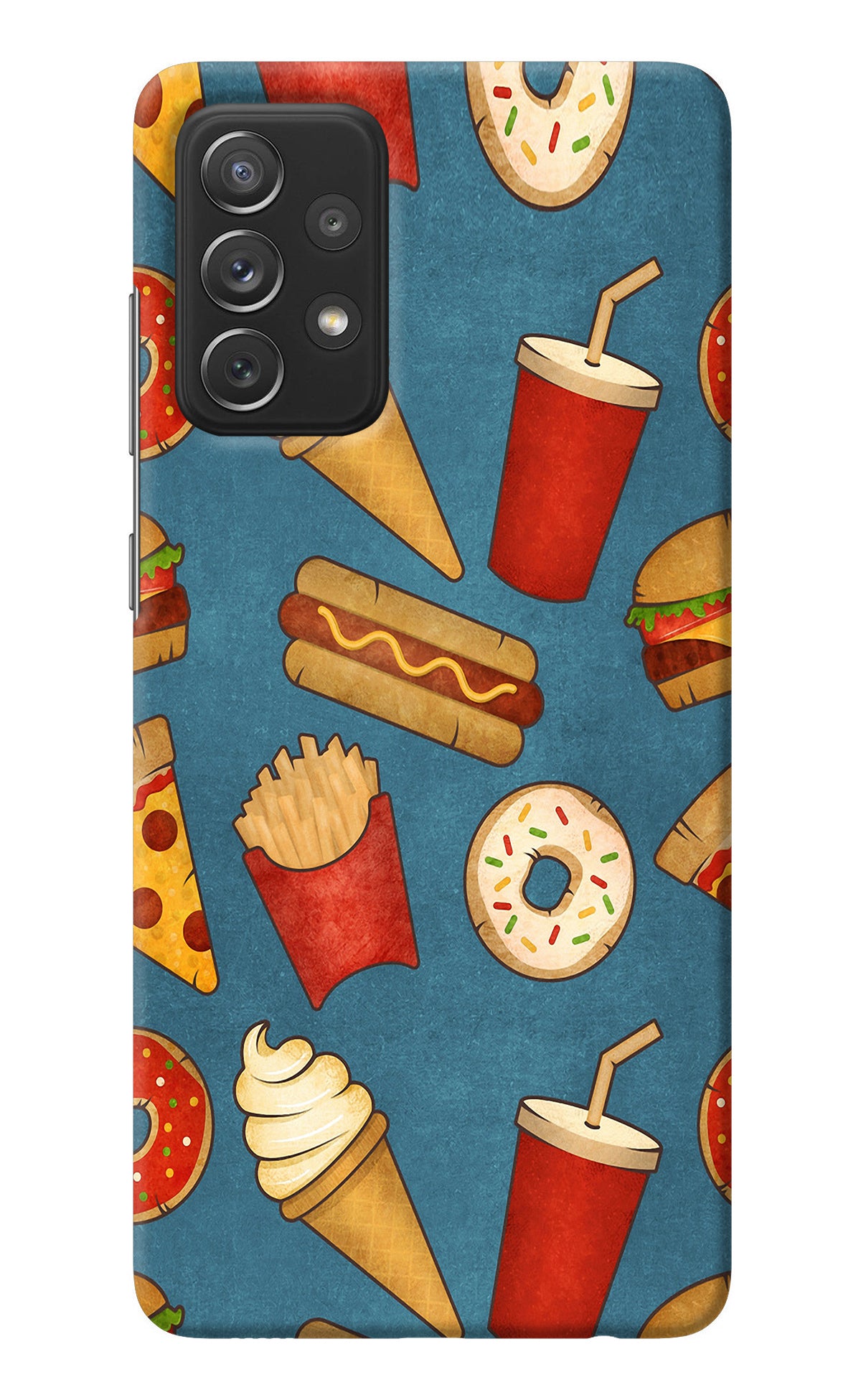 Foodie Samsung A72 Back Cover