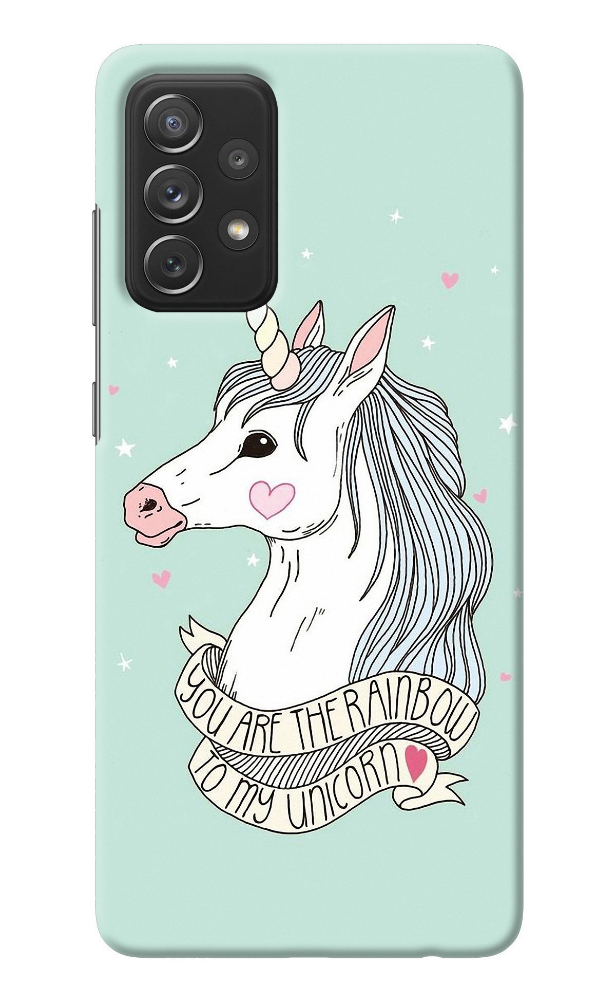 Unicorn Wallpaper Samsung A72 Back Cover